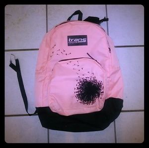 Brand new Jansport bookbag. Coral and black